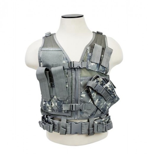 Vism By Ncstar Tactical Vest/Digital Camo Xs-s