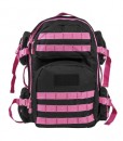 Vism By Ncstar Tactical Back Pack/ Black W/Pink Trim