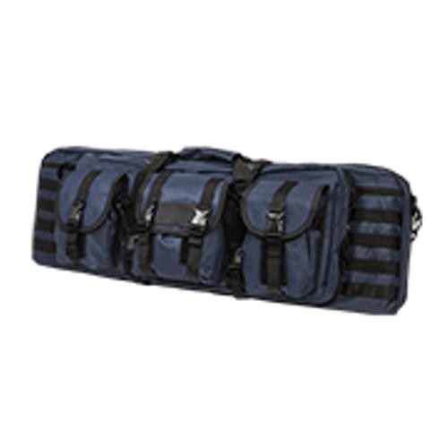 Vism By Ncstar Double Carbine Case/Blue With Black Trim/36 In