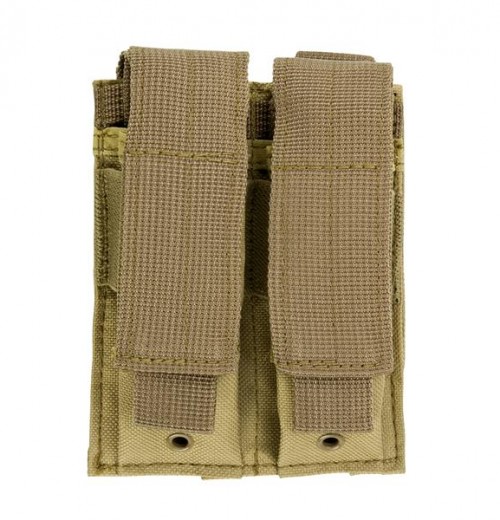 Vism By Ncstar Double Pistol Mag Pouch/Tan